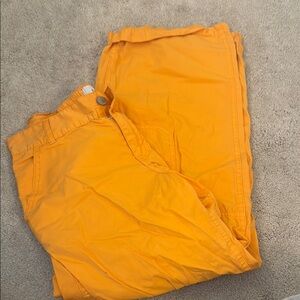 Orange Cargo Pants